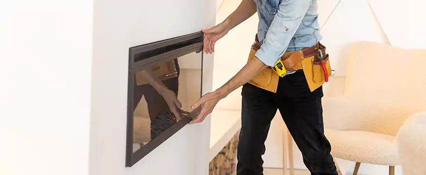 Metal Fireplace Installation in Terrell, Texas
